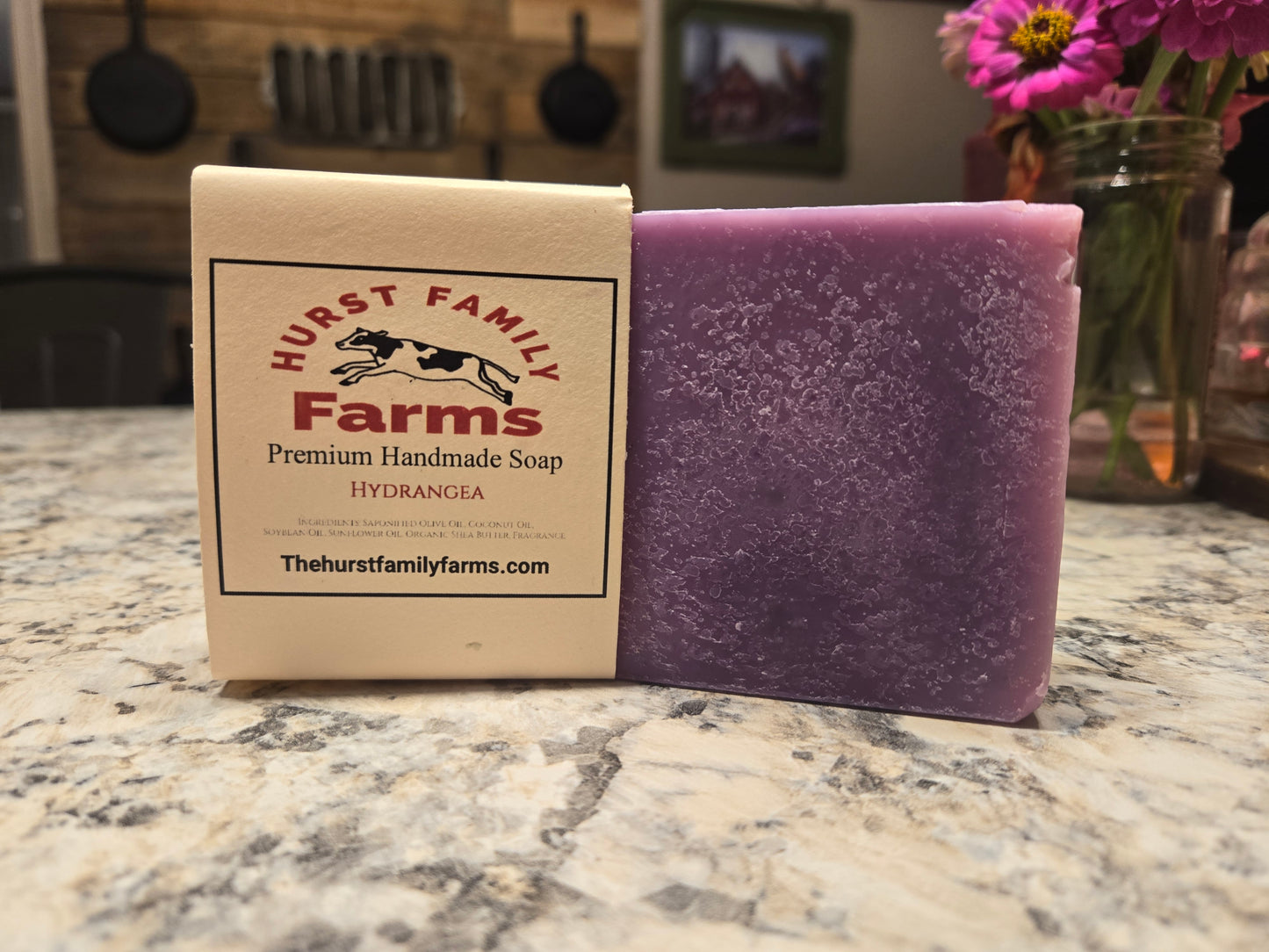 Hydrangea Handmade Soap