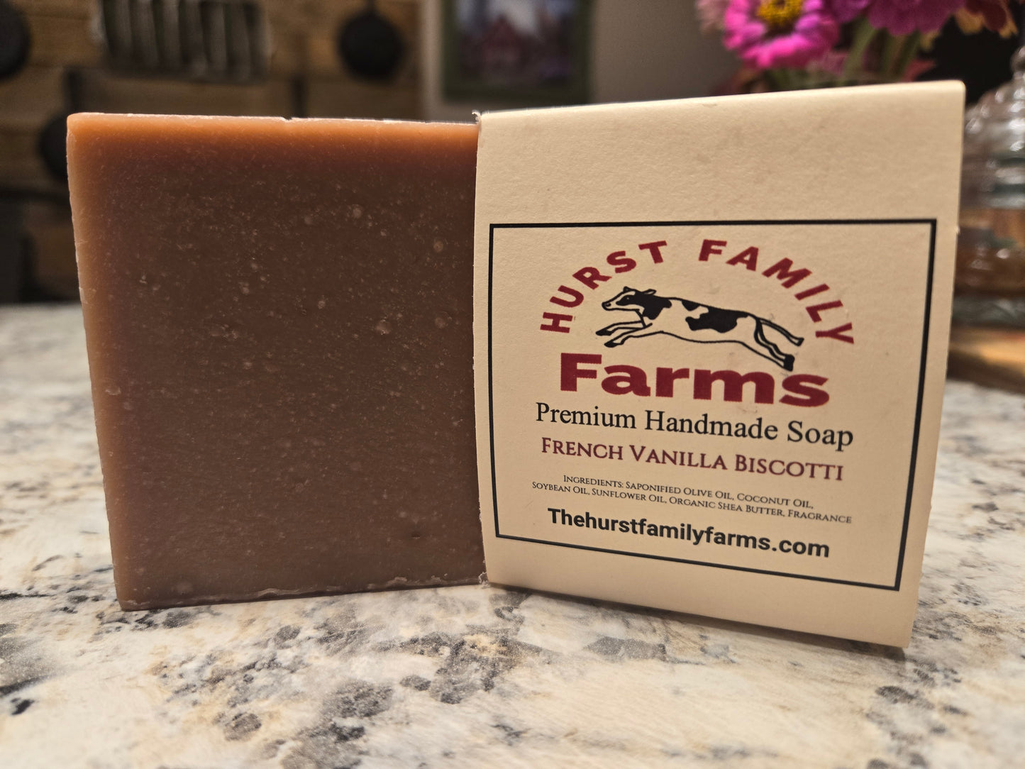 French Vanilla Biscotti Handmade Soap