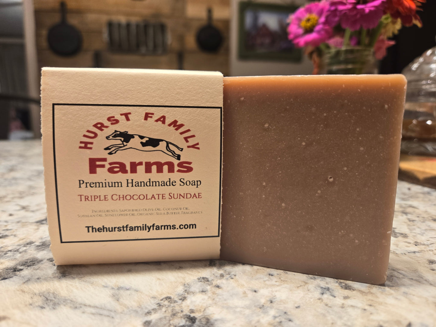 Triple Chocolate Sundae Handmade Soap