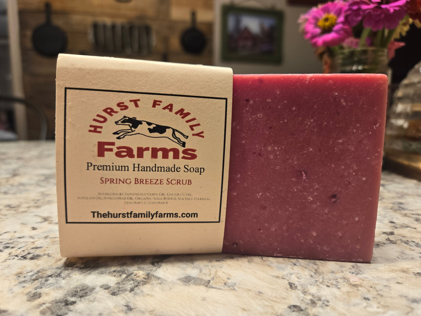 Spring Breeze Scrub Handmade Soap