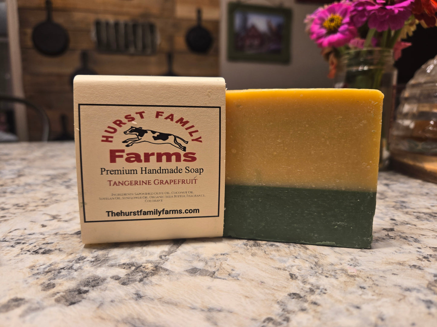 Tangerine Grapefruit Handmade Soap