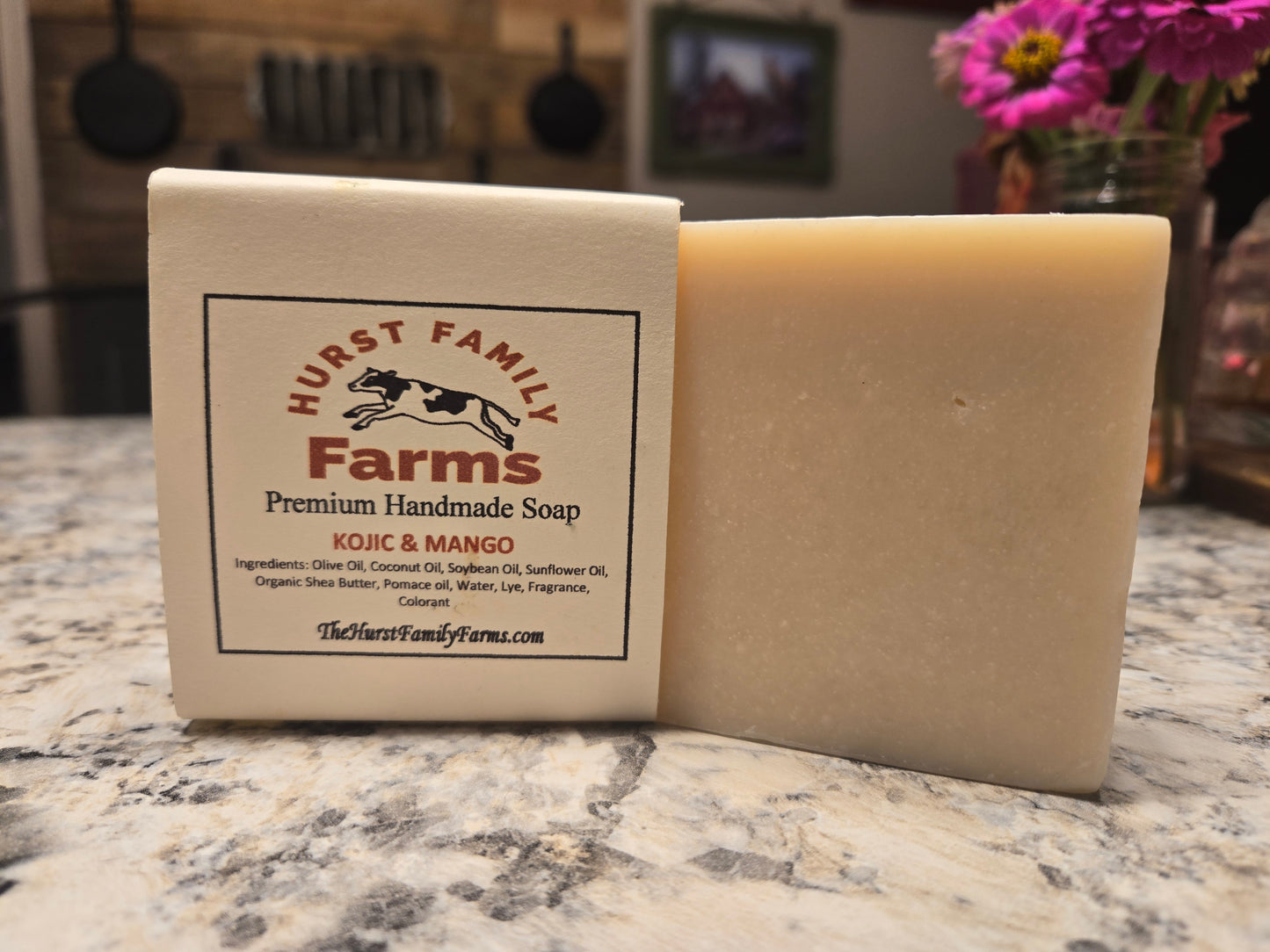 Kojic and Mango Handmade Soap