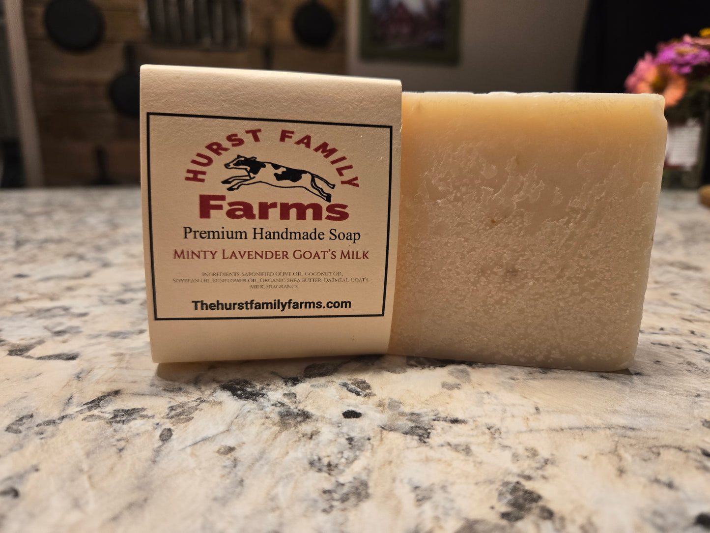 Minty Lavender Goat's Milk Handmade Soap