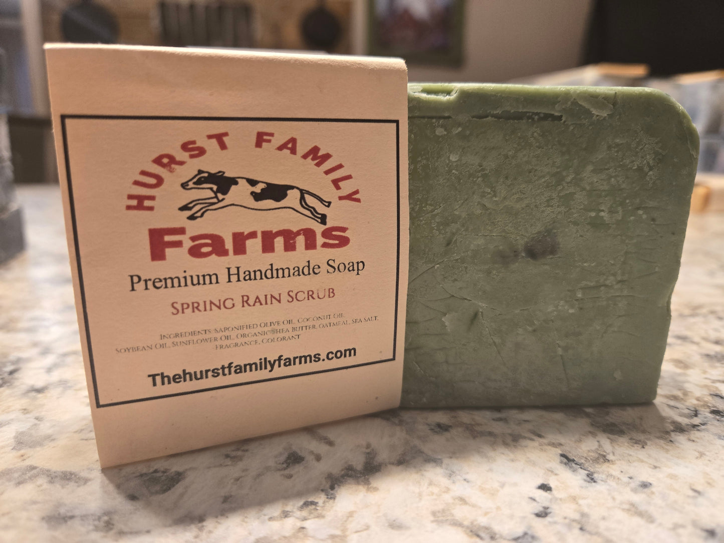 Spring Rain Mens's Scrub Handmade Soap