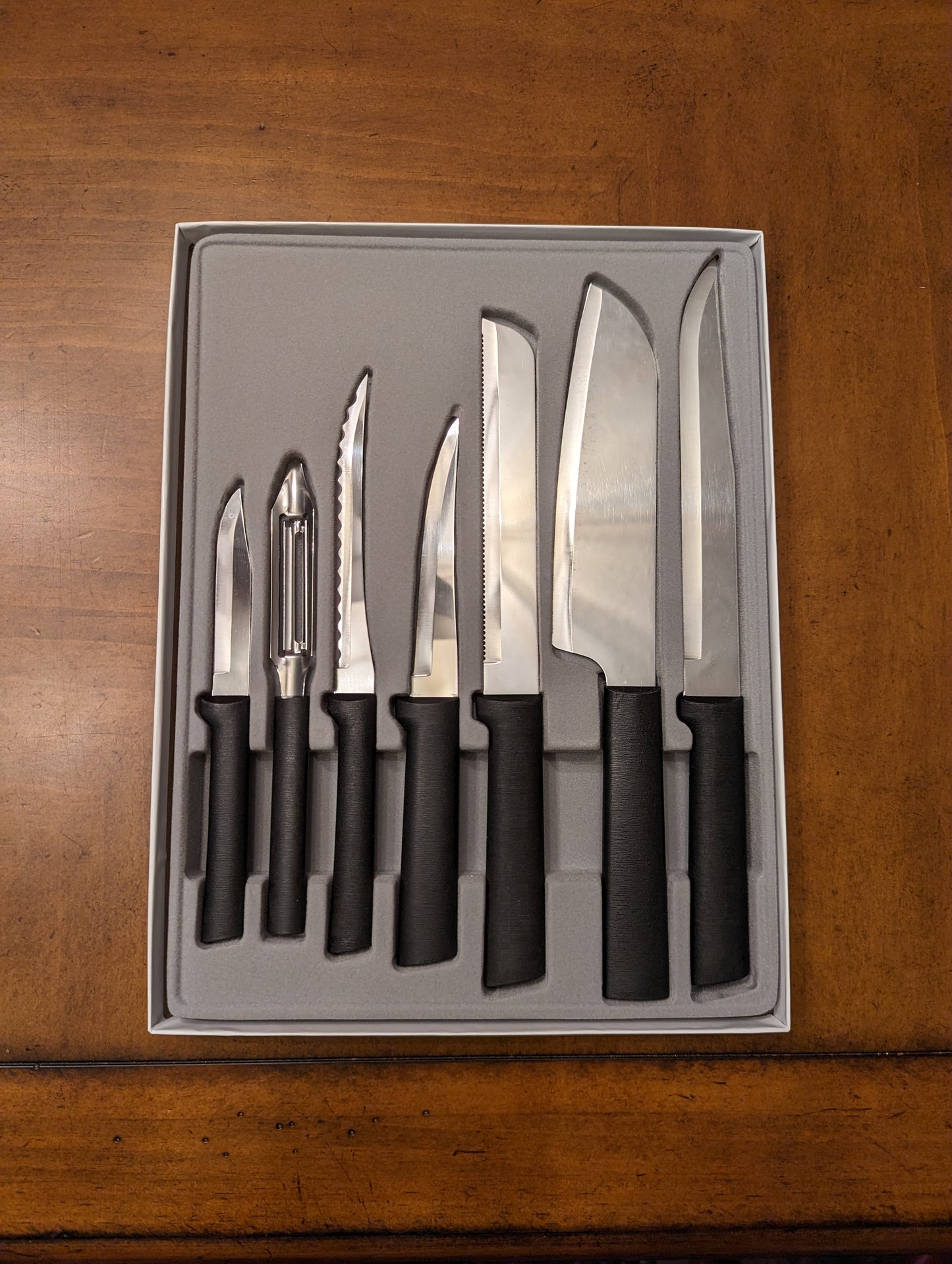 Rada Knives The Starter Gift Set (Black Handle Dish washer safe)