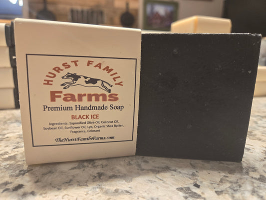 Black Ice Men's Handmade Soap