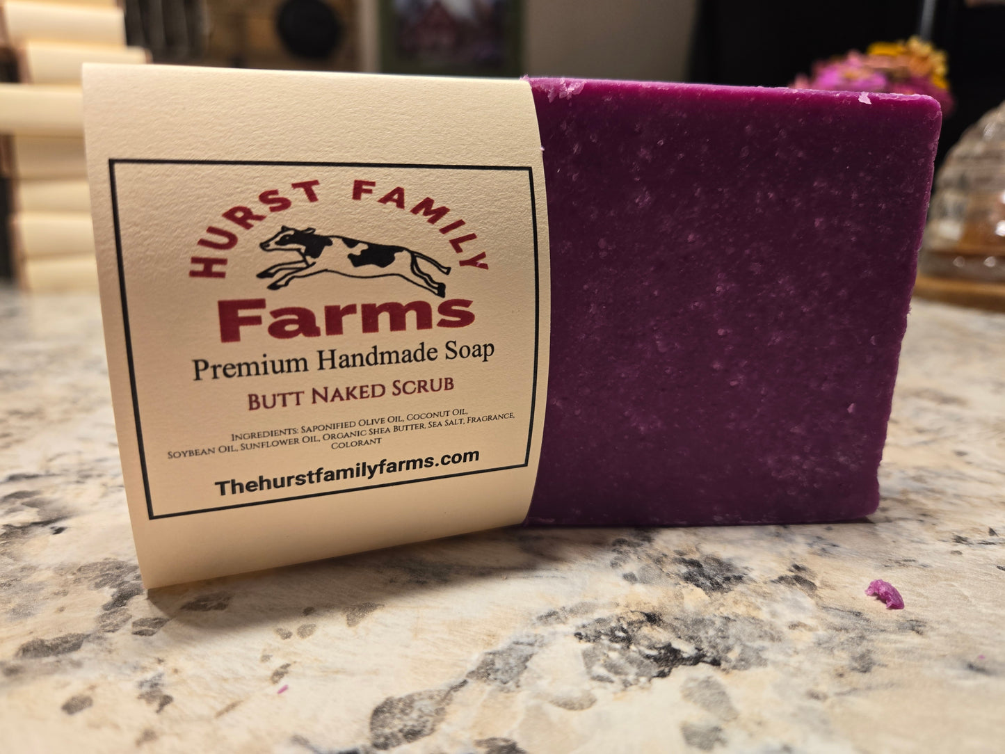 Butt Naked Scrub Handmade Soap