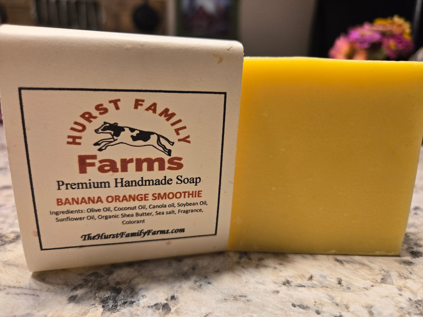 Banana Orange Smoothie Handmade Soap